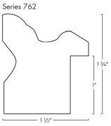 1-1/2 " Gold Leaf   Category: Ornate