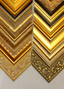 Golden frames, custom made