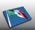 The Mexican flag, flying proudly